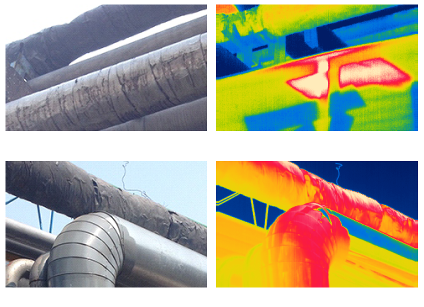 紅外熱像儀用于漏油檢測