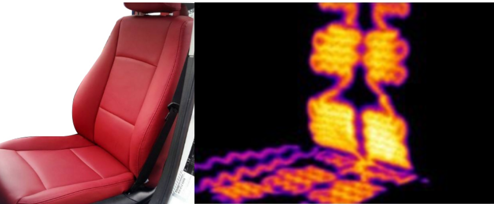 紅外熱像儀在汽車座椅加熱檢測中的應用
