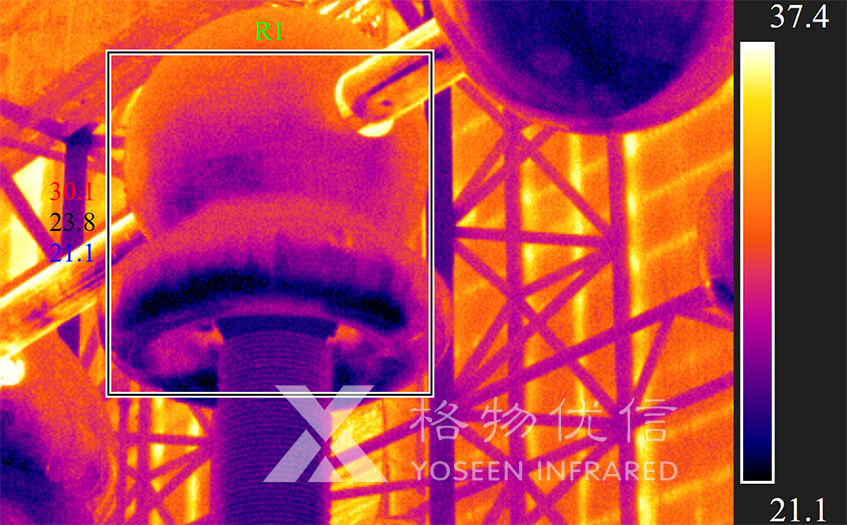 紅外熱像儀監測換流站