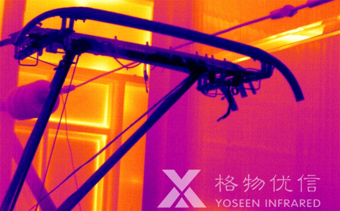 紅外熱像儀對受電弓可以進行全天候檢測