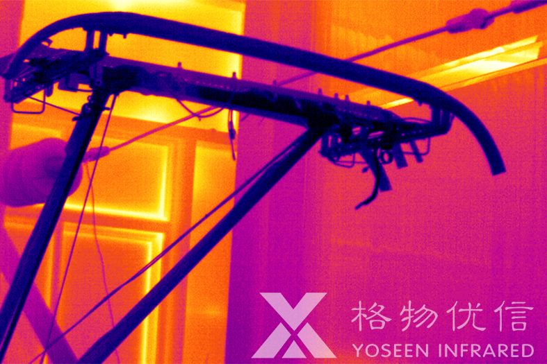 紅外熱像儀對受電弓可以進(jìn)行全天候檢測