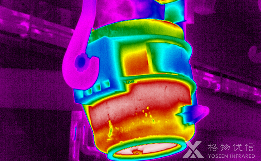 紅外熱像儀檢測高爐結瘤