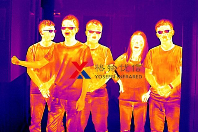 格物優信紅外熱像儀探測人體熱像圖