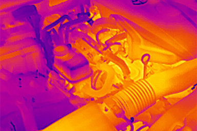 發動機熱像圖