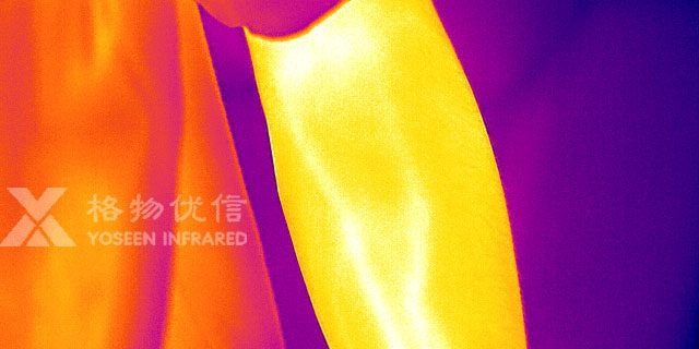 格物優(yōu)信紅外熱像儀拍攝的人體胳膊熱像圖 格物優(yōu)信紅外熱像儀拍攝的人體胳膊熱像圖