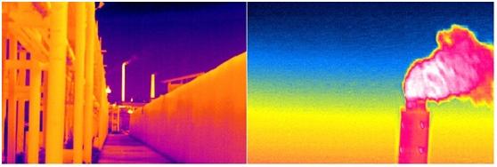 紅外熱像儀檢測(cè)氣體泄漏保障安全生產(chǎn)