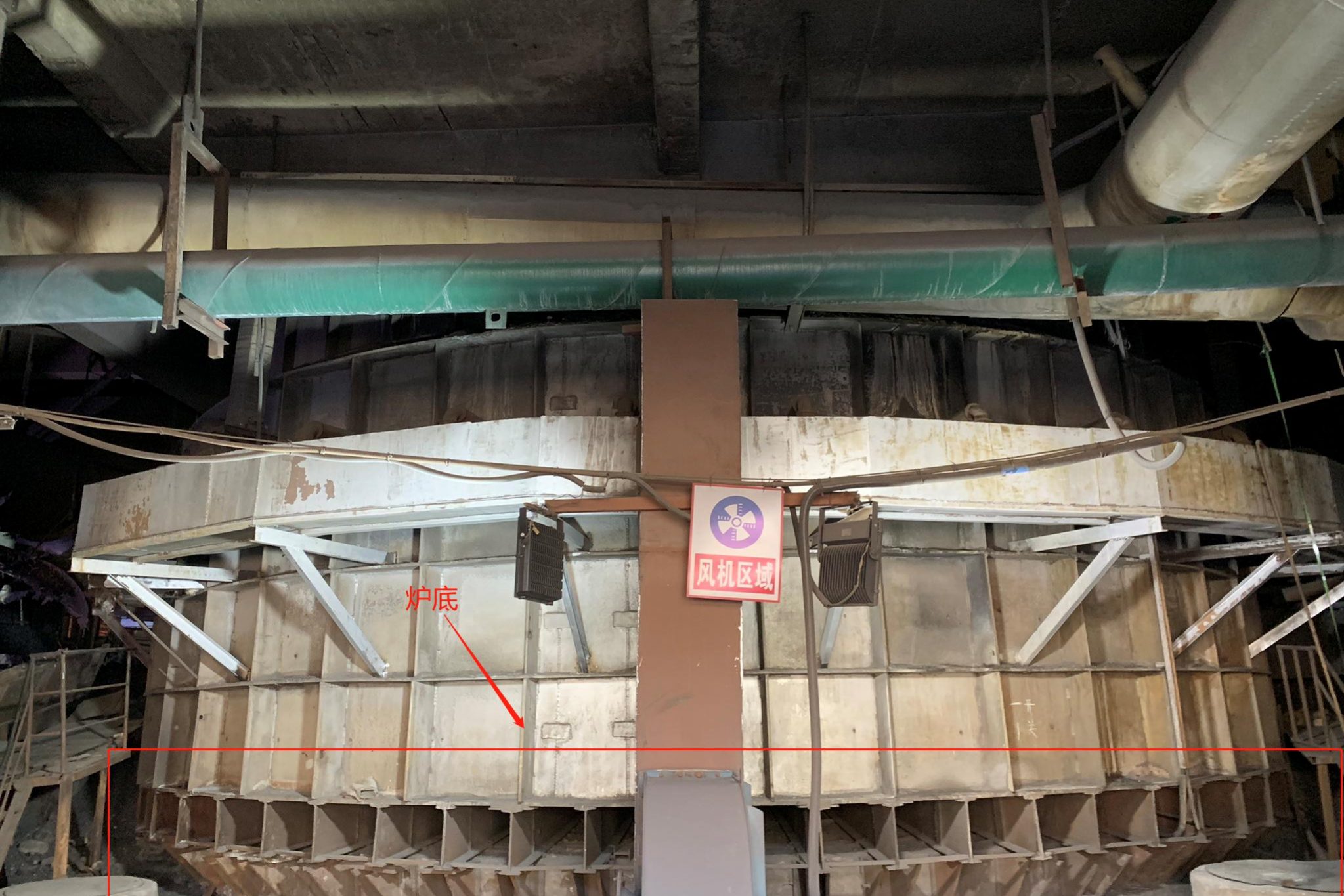 監控的主要區域示意圖