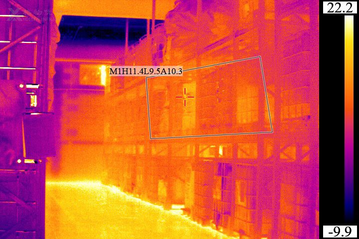 危廢倉庫紅外在線溫度監測