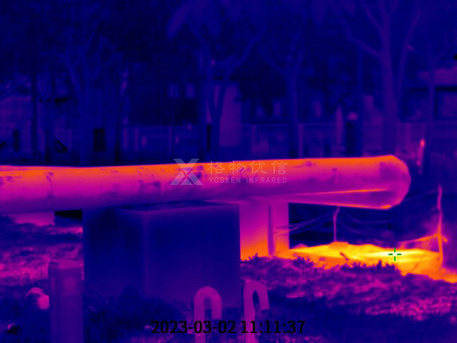 紅外熱像儀應用于應用于化工管廊監測