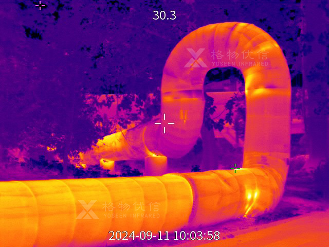 紅外熱像儀應用于應用于化工管廊監測